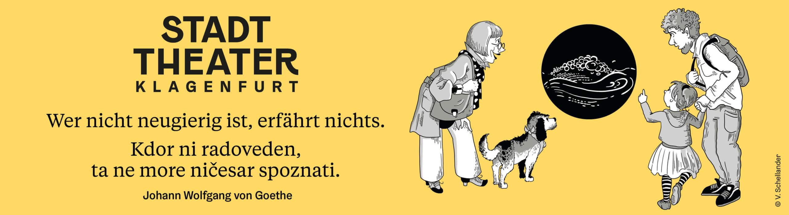 Stadttheater Klagenfurt Werbebanner auf dolcevita News