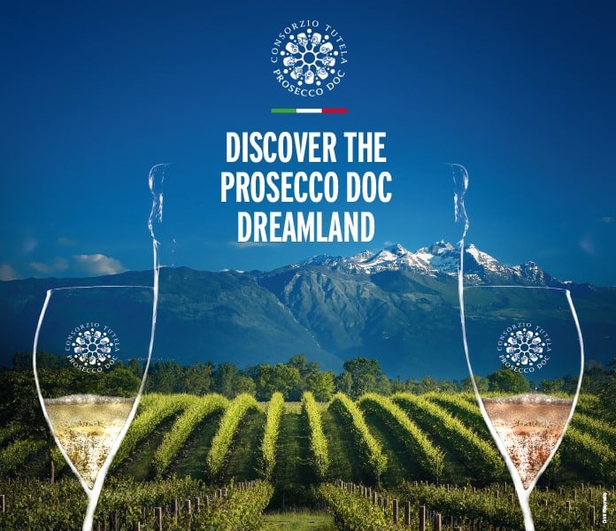 Prosecco Doc Werbebanner bei Dolce Vita News